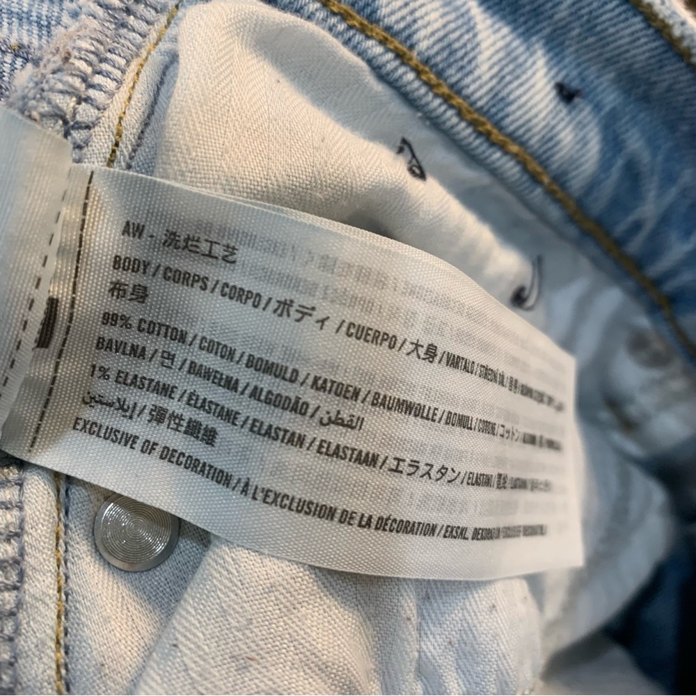 Abercrombie & Fitch Curve Love The 90s Straight Ultra High Rise Jeans - Picture 10 of 10